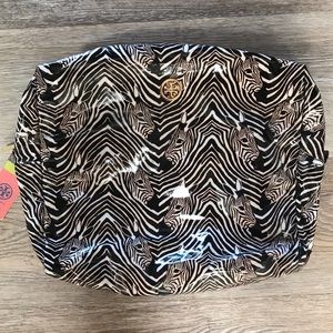 Tory Burch Zebra Cosmetic Bag